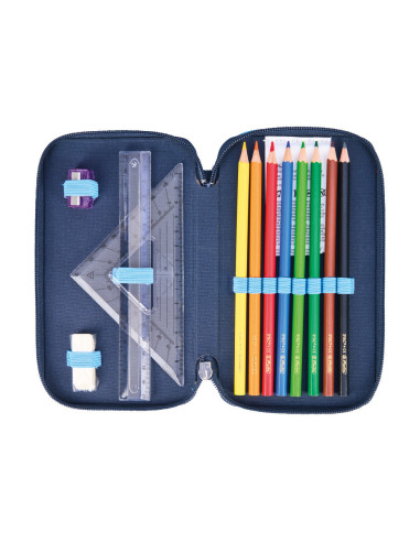 50049295,Penar echipat Herlitz, 31 piese, 3 compartimente, motiv cosmic explorer