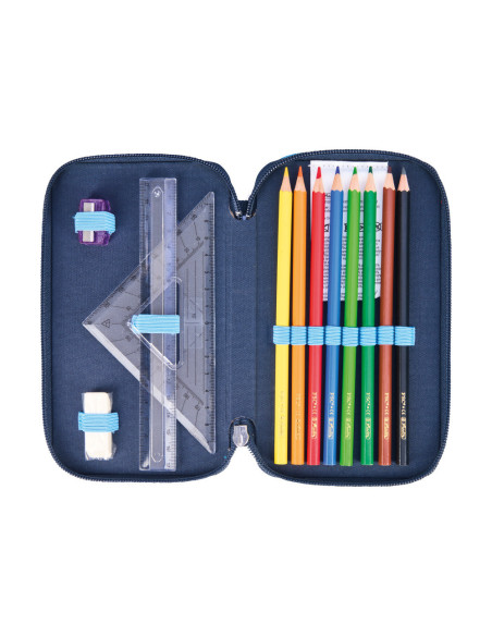 50049295,Penar echipat Herlitz, 31 piese, 3 compartimente, motiv cosmic explorer