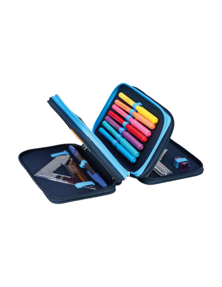 50049295,Penar echipat Herlitz, 31 piese, 3 compartimente, motiv cosmic explorer