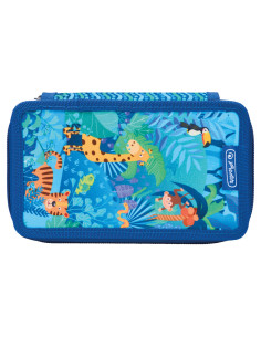 50049301,Penar echipat Herlitz, 31 piese, 3 compartimente, motiv jungle safari
