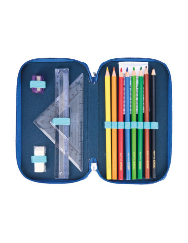 50049301,Penar echipat Herlitz, 31 piese, 3 compartimente, motiv jungle safari