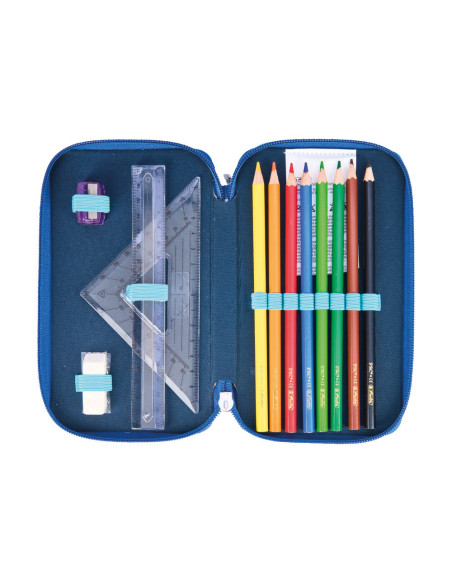 50049301,Penar echipat Herlitz, 31 piese, 3 compartimente, motiv jungle safari