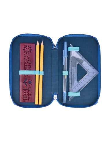 50049301,Penar echipat Herlitz, 31 piese, 3 compartimente, motiv jungle safari