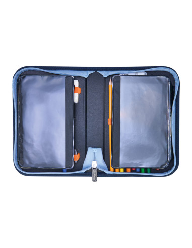 50049189,Penar echipat Herlitz, 31 piese, 2 clape, motiv cosmic techmech