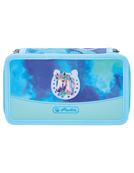 50049134,Penar echipat Herlitz, 23 piese, 2 compartimente, motiv lucky horse