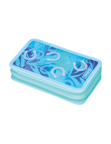 50049134,Penar echipat Herlitz, 23 piese, 2 compartimente, motiv lucky horse