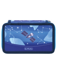 50049141,Penar echipat Herlitz, 23 piese, 2 compartimente, motiv cosmic explorer