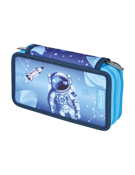 50049141,Penar echipat Herlitz, 23 piese, 2 compartimente, motiv cosmic explorer