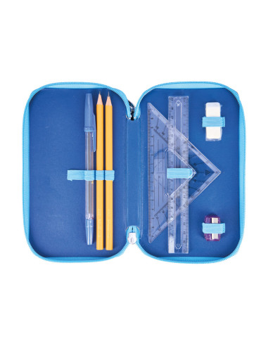 50049141,Penar echipat Herlitz, 23 piese, 2 compartimente, motiv cosmic explorer