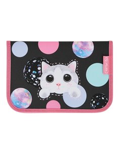 Penar echipat 1 fermoar 2 extensii, 31 piese Herlitz, Motiv cute cat 2