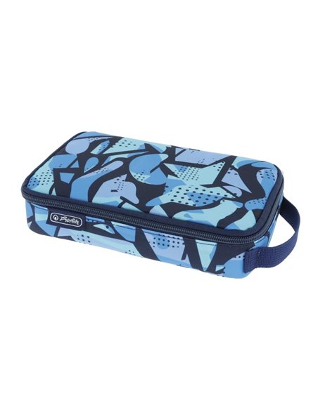 Penar tip etui 2 go Herlitz 50043576, Motiv camo blue