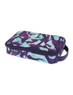 Penar tip etui 2 go Herlitz 50043545, Motiv camo purple