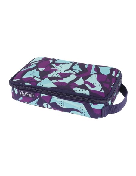 Penar tip etui 2 go Herlitz 50043545, Motiv camo purple