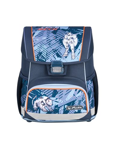 Ghiozdan echipat loop plus, motiv techmech