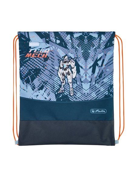 Ghiozdan echipat loop plus, motiv techmech