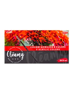 Culori Acril 8c 75ml Creamy Daco Cu3875