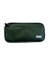 Penar etui tip borseta Ecada 786035V, 2 fermoare, Verde inchis