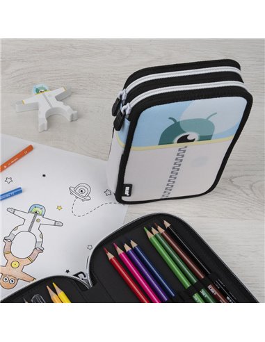 Penar echipat Milan 081264ALNB, 2 fermoare, motiv Aliens