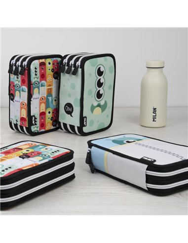 Penar echipat Milan 081264ALNB, 2 fermoare, motiv Aliens