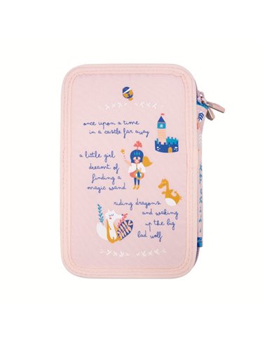 Penar echipat Milan 081364STM, 3 fermoare, motiv Story Time