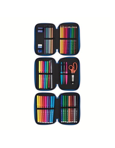 Penar echipat Milan 081364STM, 3 fermoare, motiv Story Time