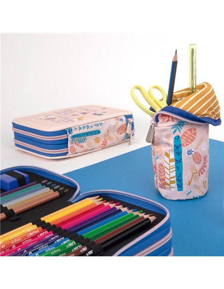 Penar echipat Milan 081364STM, 3 fermoare, motiv Story Time