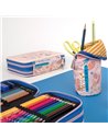 Penar echipat Milan 081364STM, 3 fermoare, motiv Story Time