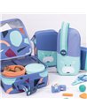 Penar echipat Milan 1264FAB, 2 fermoare, motiv  Fun Animals - Hipopotam