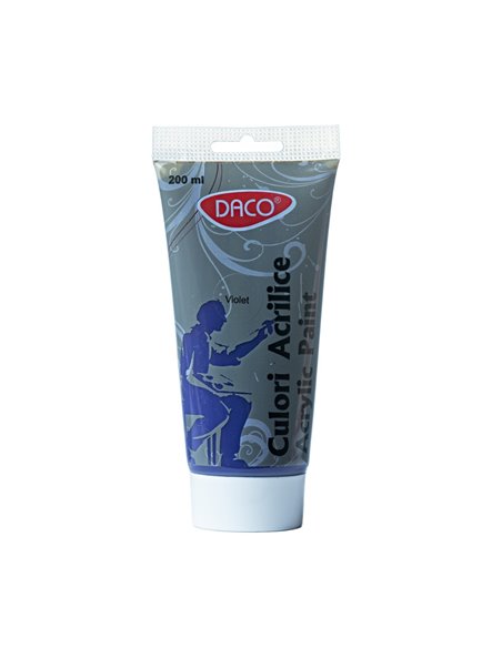 Culori acril DACO CU3200VI, 200 ml, Violet  Culori acril DACO CU3200VI, 200 ml, Violet