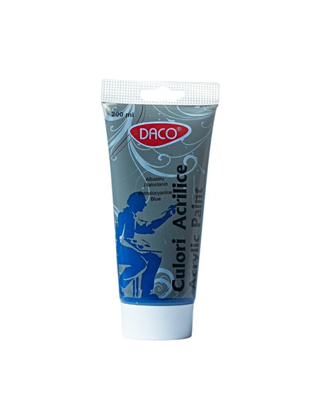 Culori acril 200ml DACO albastru ftalocianin cu3200af
