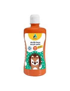 Culoare acrilic portocalie 500 ml adel