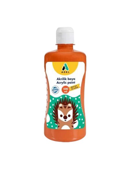 Culoare acrilic portocalie 500 ml adel Culoare acrilic portocalie 500 ml adel