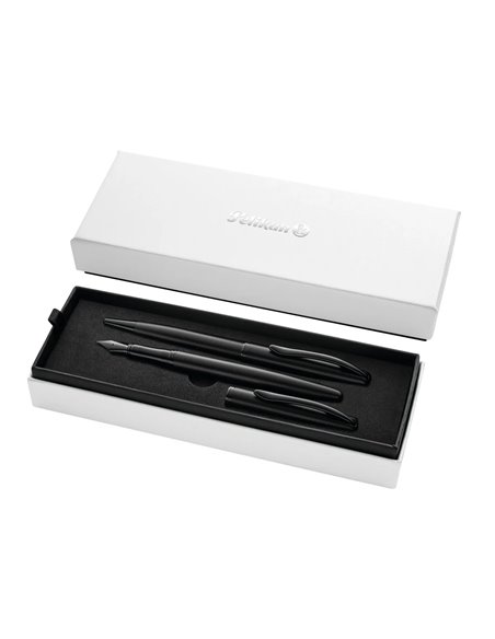 Set pix + stilou Pelikan K/P36 Jazz noble elegance, in cutie cadou, Negru perlat