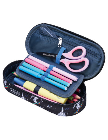 50049196,Penar tip etui oval Herlitz 50049196, Motiv space skater