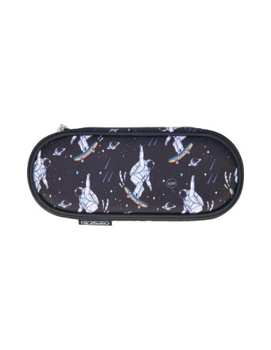 50049196,Penar tip etui oval Herlitz 50049196, Motiv space skater