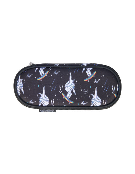 50049196,Penar tip etui oval Herlitz 50049196, Motiv space skater