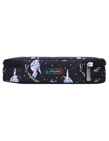 50049196,Penar tip etui oval Herlitz 50049196, Motiv space skater