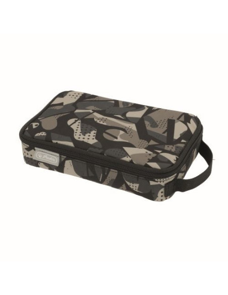 50046515,Penar tip etui 2 go Herlitz 50046515, Motiv camo grey