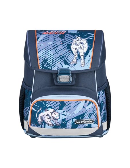 Ghiozdan neechipat loop, motiv techmech