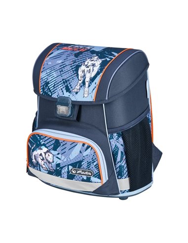 Ghiozdan neechipat loop, motiv techmech