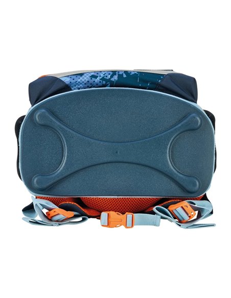 Ghiozdan neechipat loop, motiv techmech