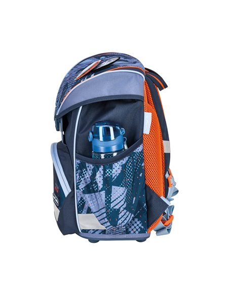 Ghiozdan neechipat ultralight, motiv techmech