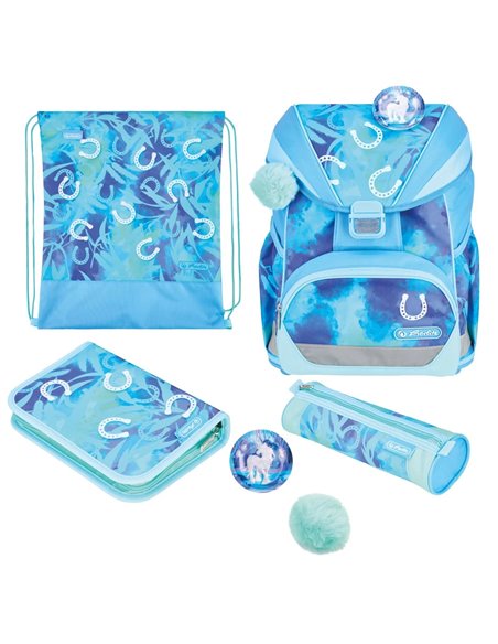 Ghiozdan echipat ultralight xl plus, motiv lucky horse