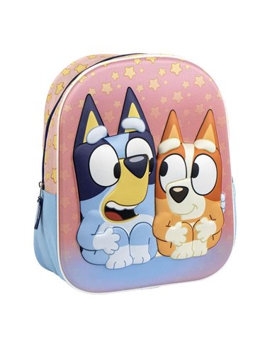 Ghiozdan gradinita 3D CERDA G738, 25 x 31 x 10 cm, Motiv Bluey
