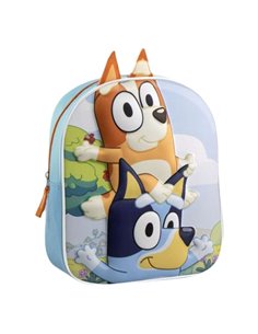 Ghiozdan gradinita 3D CERDA G736, 22 x 27 x 10 cm, Motiv Bluey