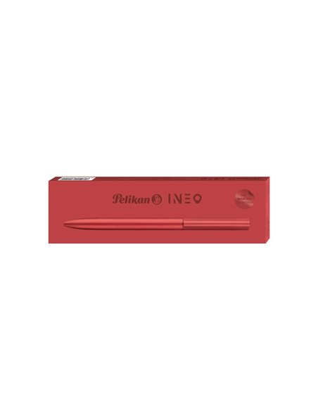 Pix Ineo Elements Pelikan 822497, in cutie metalica pentru cadou, Fiery red
