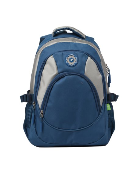 Ghiozdan scoala ECADA 61127, Albastru/Gri
