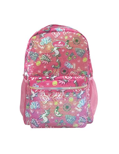 Ghiozdan 61724 ECADA 41 cm, Roz