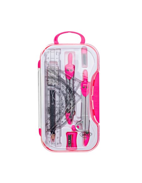 Trusa geometrie plastic DACO TG210P