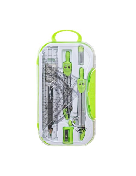 Trusa geometrie plastic DACO TG210P